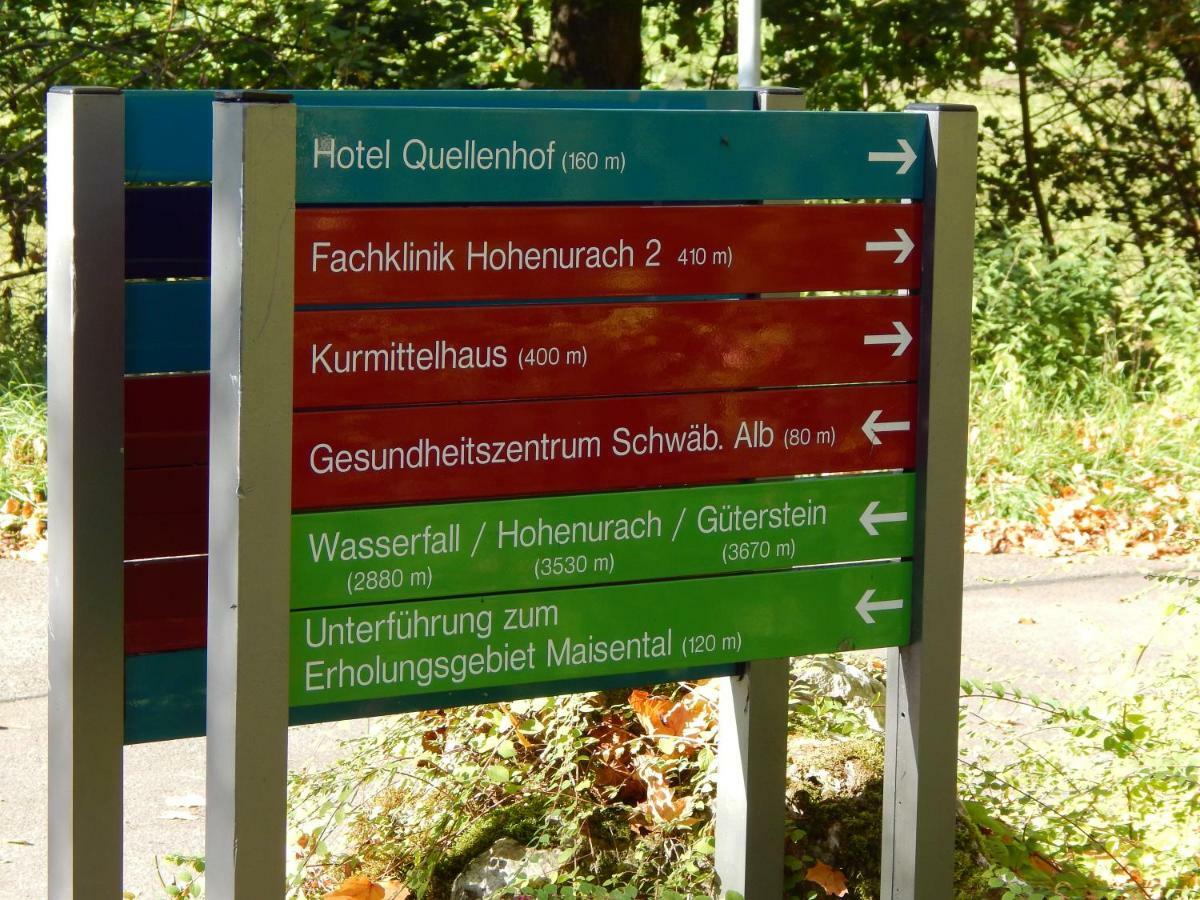 Free Apartment - Bei Den Thermen Bad Urach Kültér fotó
